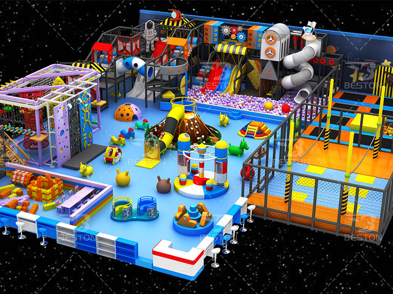space theme children indoor playgrounds